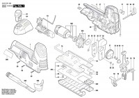 Bosch 3 601 EA1 000 Gst 10,8 V-Li Cordless Jigsaw 10.8 V / Eu Spare Parts